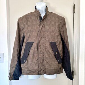 MEN'S FOOTJOY DRYJOY BROWN GOLF WIND SPRING JACKET VEST COMBO SIZE S